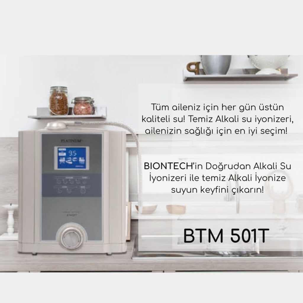BTM 501T Alkali Su İyonizeri 7 Plaka 10 btm 501t